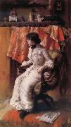 William Merritt Chase In the  Studio oil